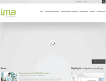 Tablet Screenshot of ima-systems.com